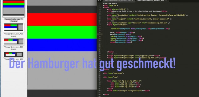 Bericht: Responsive Webdesign September 2015 – Der Hamburger schmeckt weiterhin gut!